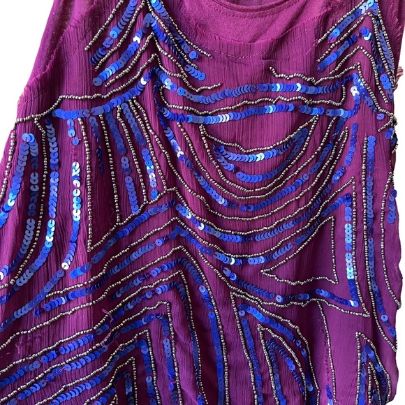 Kimchi Blu Urban Outfitters Sequin Embellished Racer Back Tank - Picture 8 of 10